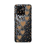 Manitoba Xiaomi Redmi 10C Uyumlu Baskılı Yumuşak Silikon Telefon Kılıfı, Leopar Desen, Gri