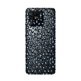 Manitoba Xiaomi Redmi 10C Uyumlu Baskılı Yumuşak Silikon Telefon Kılıfı, Leopar Desen, Siyah-Mavi