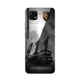 Manitoba Xiaomi Redmi 10C Uyumlu Baskılı Yumuşak Silikon Telefon Kılıfı, Porsche Tasarım, Siyah