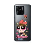 Manitoba Xiaomi Redmi 10C Uyumlu Baskılı Yumuşak Silikon Telefon Kılıfı, Powerpuff Girls Desen, Şeffaf