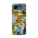 Manitoba Xiaomi Redmi 10C Uyumlu Baskılı Yumuşak Silikon Telefon Kılıfı, Van Gogh Deseni
