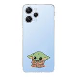Manitoba Xiaomi Redmi 12 Uyumlu Baby Yoda Tasarımlı Baskılı Şeffaf Silikon Telefon Kılıfı