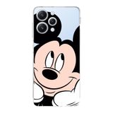 Manitoba Xiaomi Redmi 12 Uyumlu Mickey Tasarımlı Baskılı Şeffaf Silikon Telefon Kılıfı