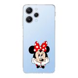 Manitoba Xiaomi Redmi 12 Uyumlu Minnie Mouse Tasarımlı Baskılı Şeffaf Silikon Telefon Kılıfı