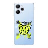 Manitoba Xiaomi Redmi 12 Uyumlu Never Look Back Tasarımlı Şeffaf Telefon Kılıfı, Çok Renkli