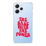 Manitoba Xiaomi Redmi 12 Uyumlu The Power Tasarımlı Şeffaf Telefon Kılıfı