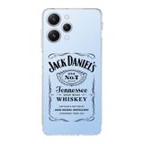 Manitoba Xiaomi Redmi 12 Uyumlu Whiskey Tasarımlı Şeffaf Telefon Kılıfı, Silikon, Çok Renkli