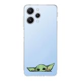 Manitoba Xiaomi Redmi 12 Uyumlu Yoda Tasarımlı Baskılı Şeffaf Silikon Telefon Kılıfı