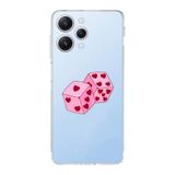 Manitoba Xiaomi Redmi 12 Uyumlu Zarlar Tasarımlı Baskılı Şeffaf Silikon Telefon Kılıfı