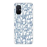 Manitoba Xiaomi Redmi 12C Uyumlu Baskılı Yumuşak Silikon Şeffaf Telefon Kılıfı, Köpek Deseni