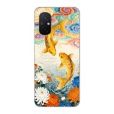 Manitoba Xiaomi Redmi 12C Uyumlu Baskılı Yumuşak Silikon Telefon Kılıfı, Balık Desenli