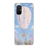 Manitoba Xiaomi Redmi 12C Uyumlu Baskılı Yumuşak Silikon Telefon Kılıfı, Çiçek Balon Deseni