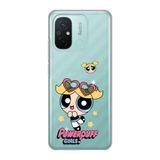 Manitoba Xiaomi Redmi 12C Uyumlu Baskılı Yumuşak Silikon Telefon Kılıfı, Powerpuff Girls Desen, Turkuaz