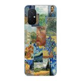 Manitoba Xiaomi Redmi 12C Uyumlu Baskılı Yumuşak Silikon Telefon Kılıfı, Sanat Deseni