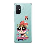 Manitoba Xiaomi Redmi 12C Uyumlu Baskılı Yumuşak Silikon Telefon Kılıfı, Şeffaf, Powerpuff Girls Desen