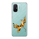 Manitoba Xiaomi Redmi 12C Uyumlu Baskılı Yumuşak Silikon Telefon Kılıfı, Şeffaf, Turkuaz