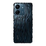 Manitoba Xiaomi Redmi 13C ile Uyumlu Baskılı Yumuşak Silikon Şeffaf Telefon Kılıfı, Zebra Desen