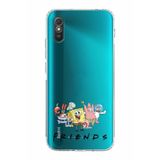 Manitoba Xiaomi Redmi 9A Uyumlu Friends Tasarımlı Baskılı Şeffaf Telefon Kılıfı