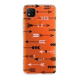Manitoba Xiaomi Redmi 9C / 10A Uyumlu Baskılı Yumuşak Silikon Şeffaf Telefon Kılıfı, Turuncu, Ok Deseni