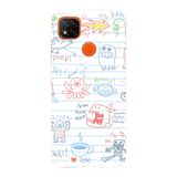 Manitoba Xiaomi Redmi 9C / 10A Uyumlu Baskılı Yumuşak Silikon Şeffaf Telefon Kılıfı