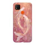 Manitoba Xiaomi Redmi 9C / 10A Uyumlu Baskılı Yumuşak Silikon Telefon Kılıfı, Pembe Desen