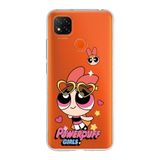 Manitoba Xiaomi Redmi 9C / 10A Uyumlu Baskılı Yumuşak Silikon Telefon Kılıfı, Turuncu, Powerpuff Girls Desen