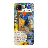 Manitoba Xiaomi Redmi 9C / 10A Uyumlu Baskılı Yumuşak Silikon Telefon Kılıfı, Van Gogh Deseni