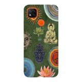 Manitoba Xiaomi Redmi 9C / 10A Uyumlu Baskılı Yumuşak Silikon Telefon Kılıfı, Yeşil, Desen