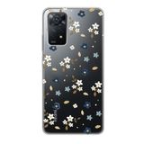 Manitoba Xiaomi Redmi Note 11 Pro/Note 12 Pro 4G ile Uyumlu Baskılı Yumuşak Silikon Şeffaf Telefon Kılıfı, Çiçek Desen