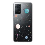 Manitoba Xiaomi Redmi Note 11 Pro/Note 12 Pro 4G ile Uyumlu Baskılı Yumuşak Silikon Şeffaf Telefon Kılıfı, Gezegen Deseni