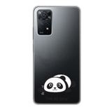 Manitoba Xiaomi Redmi Note 11 Pro/Note 12 Pro 4G ile Uyumlu Baskılı Yumuşak Silikon Şeffaf Telefon Kılıfı, Panda Desen