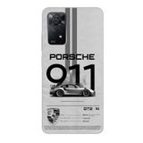 Manitoba Xiaomi Redmi Note 11 Pro/Note 12 Pro 4G ile Uyumlu Baskılı Yumuşak Silikon Şeffaf Telefon Kılıfı, Porsche 911 Tasarım