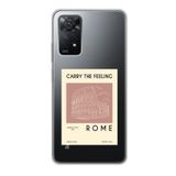 Manitoba Xiaomi Redmi Note 11 Pro/Note 12 Pro 4G ile Uyumlu Baskılı Yumuşak Silikon Şeffaf Telefon Kılıfı, Roma Deseni