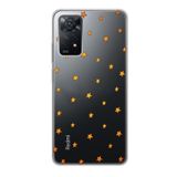 Manitoba Xiaomi Redmi Note 11 Pro/Note 12 Pro 4G ile Uyumlu Baskılı Yumuşak Silikon Şeffaf Telefon Kılıfı, Yıldız Desen