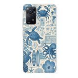 Manitoba Xiaomi Redmi Note 11 Pro/Note 12 Pro 4G ile Uyumlu Baskılı Yumuşak Silikon Telefon Kılıfı, Deniz Hayatı Deseni