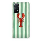 Manitoba Xiaomi Redmi Note 11 Pro/Note 12 Pro 4G ile Uyumlu Baskılı Yumuşak Silikon Telefon Kılıfı, Istakoz Desen