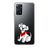 Manitoba Xiaomi Redmi Note 11 Pro/Note 12 Pro 4G ile Uyumlu Dalmaçyalı Tasarımlı Baskılı Şeffaf Telefon Kılıfı