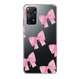 Manitoba Xiaomi Redmi Note 11 Pro/Note 12 Pro 4G ile Uyumlu Fiyonklar Tasarımlı Baskılı Şeffaf Telefon Kılıfı