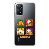 Manitoba Xiaomi Redmi Note 11 Pro/Note 12 Pro 4G ile Uyumlu Garfield Baskılı Yumuşak Silikon Şeffaf Telefon Kılıfı