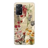 Manitoba Xiaomi Redmi Note 11 Pro/Note 12 Pro 4G ile Uyumlu Love You Tasarımlı Baskılı Şeffaf Telefon Kılıfı
