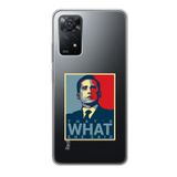 Manitoba Xiaomi Redmi Note 11 Pro/Note 12 Pro 4G ile Uyumlu Michael Scott Tasarımlı Baskılı Şeffaf Telefon Kılıfı
