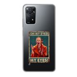Manitoba Xiaomi Redmi Note 11 Pro/Note 12 Pro 4G ile Uyumlu Phoebe Tasarımlı Baskılı Şeffaf Telefon Kılıfı