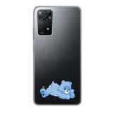 Manitoba Xiaomi Redmi Note 11 Pro/Note 12 Pro 4G ile Uyumlu Sevimli Ayı Tasarımlı Baskılı Şeffaf Telefon Kılıfı