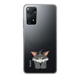 Manitoba Xiaomi Redmi Note 11 Pro/Note 12 Pro 4G ile Uyumlu Tom Tasarımlı Baskılı Şeffaf Silikon Telefon Kılıfı