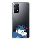 Manitoba Xiaomi Redmi Note 11 Pro/Note 12 Pro 4G ile Uyumlu Tom Tasarımlı Baskılı Şeffaf Telefon Kılıfı