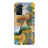 Manitoba Xiaomi Redmi Note 11 Pro/Note 12 Pro 4G ile Uyumlu Van Gogh Tasarımlı Baskılı Şeffaf Telefon Kılıfı