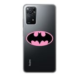 Manitoba Xiaomi Redmi Note 11 Pro/Note 12 Pro 4G ile Uyumlu Yarasa Tasarımlı Baskılı Şeffaf Telefon Kılıfı