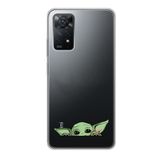 Manitoba Xiaomi Redmi Note 11 Pro/Note 12 Pro 4G ile Uyumlu Yoda Tasarımlı Baskılı Şeffaf Telefon Kılıfı
