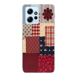 Manitoba Xiaomi Redmi Note 12 4G ile Uyumlu Baskılı Yumuşak Silikon Şeffaf Telefon Kılıfı, Çok Renkli Desen