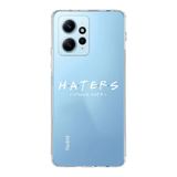 Manitoba Xiaomi Redmi Note 12 4G ile Uyumlu Haters Tasarımlı Baskılı Şeffaf Telefon Kılıfı
